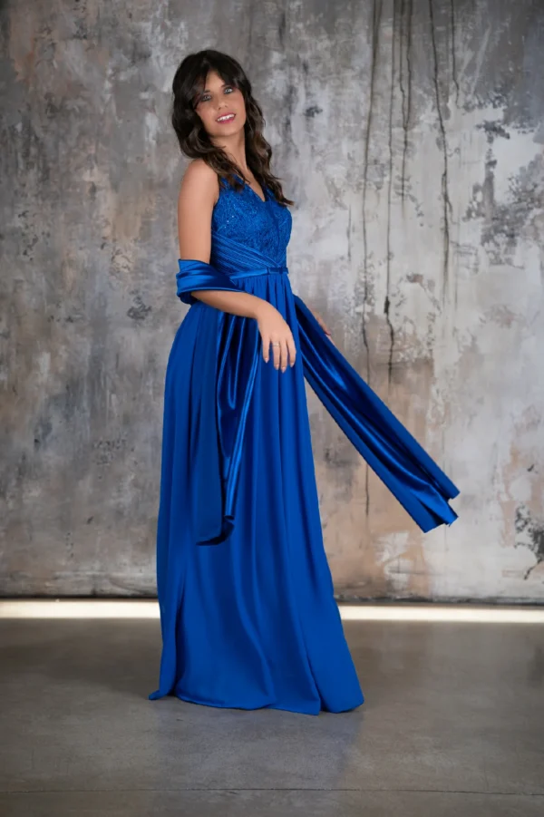 STOLA GISELLE - ELECTRIC BLUE - immagine 2