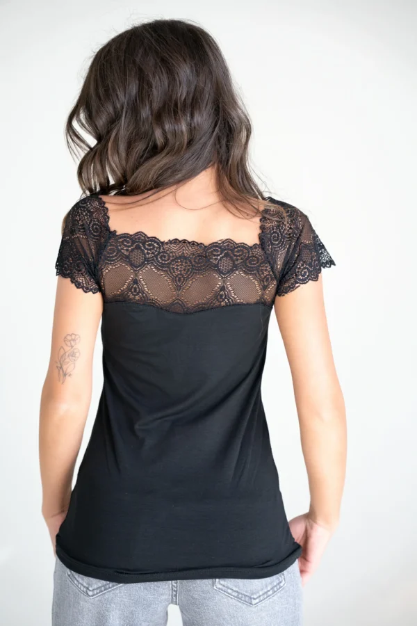 T-SHIRT PIZZO - NERA - immagine 4