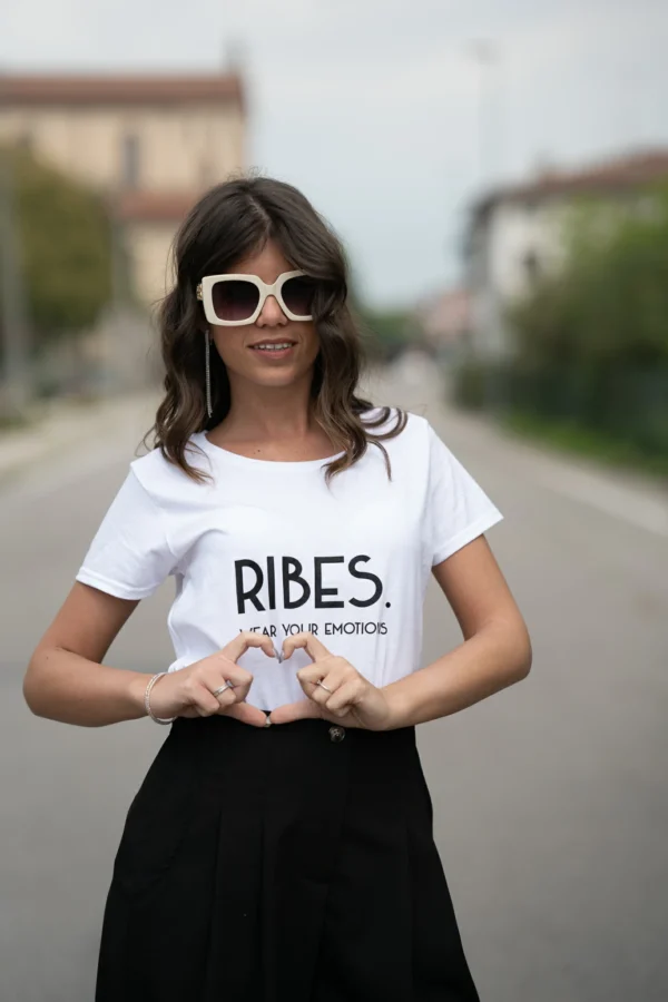 T-SHIRT RIBES. - BIANCA