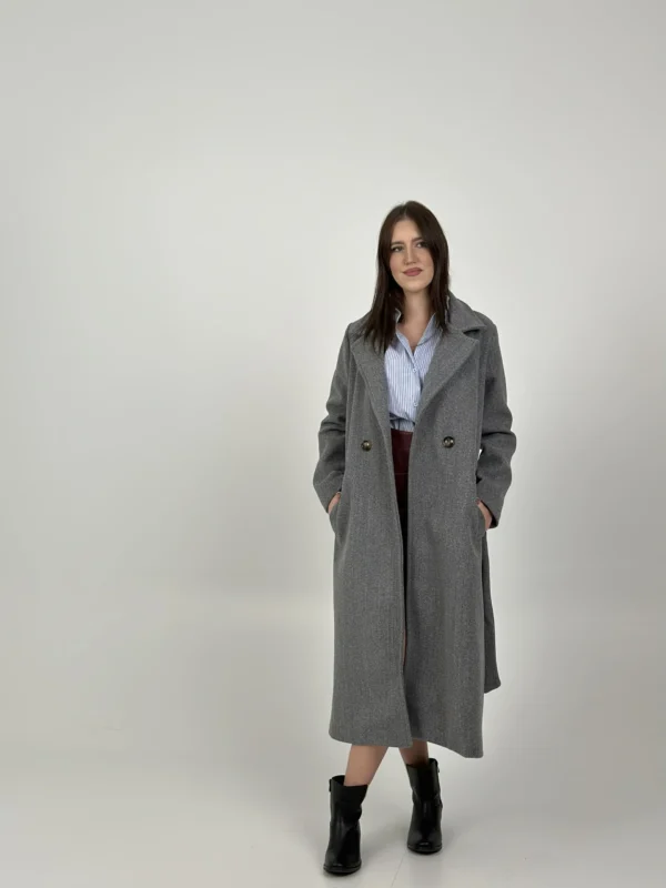 CAPPOTTO KATHLEEN- GRIGIO - immagine 2