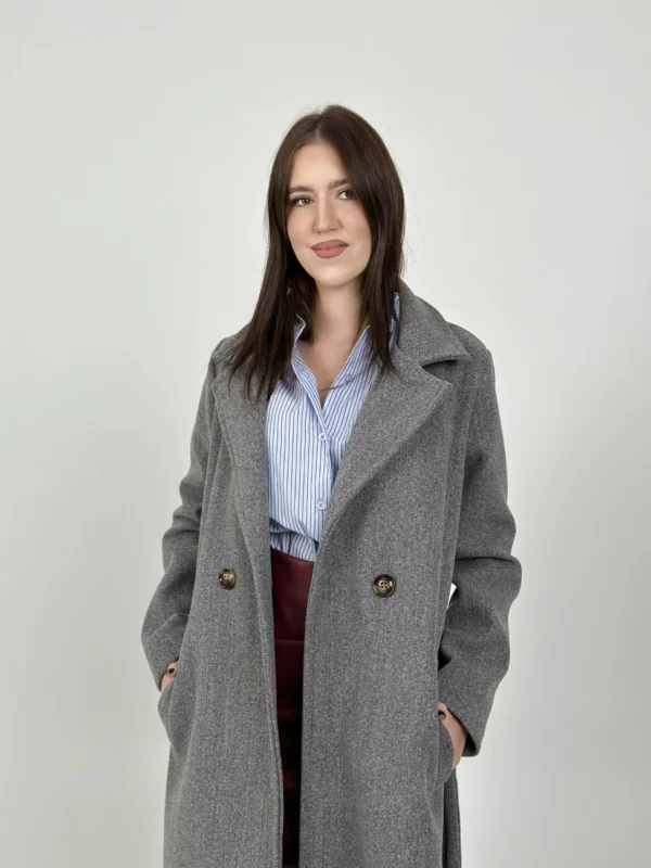 CAPPOTTO KATHLEEN- GRIGIO - immagine 3