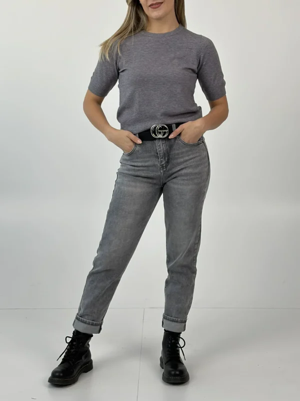 JEANS DENIM STYLE - GRIGIO