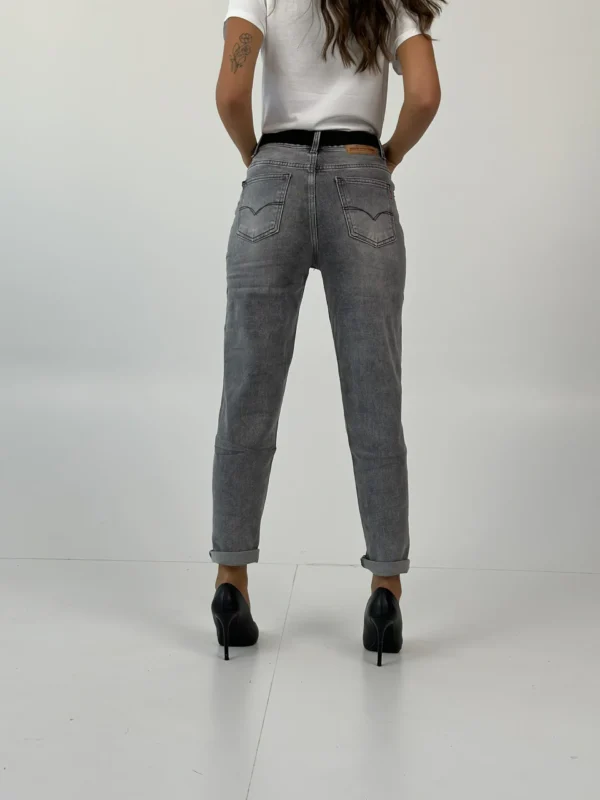 JEANS DENIM STYLE - GRIGIO - immagine 5