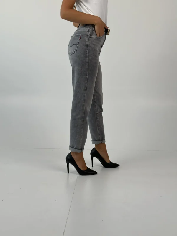 JEANS DENIM STYLE - GRIGIO - immagine 4