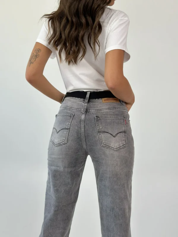 JEANS DENIM STYLE - GRIGIO - immagine 6