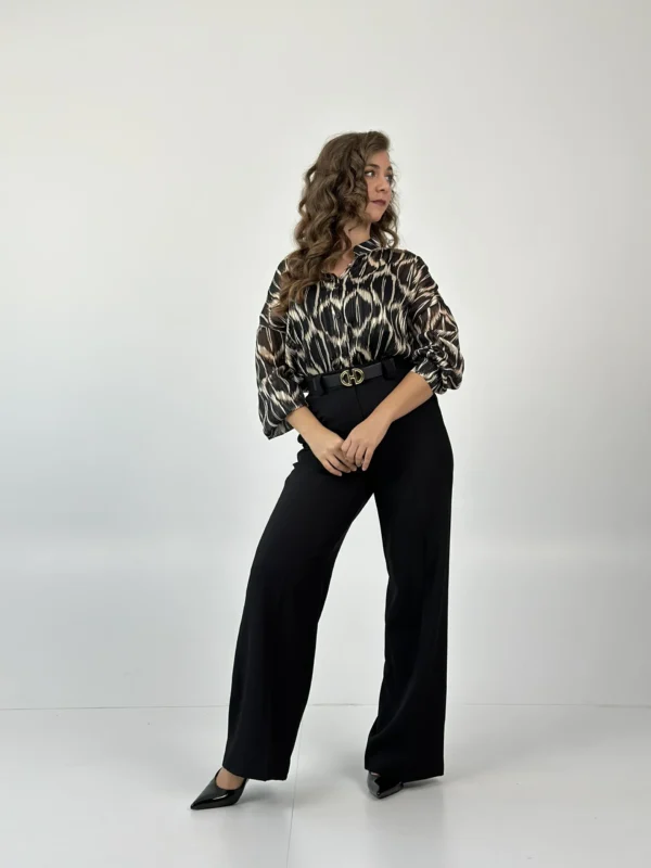 PANTALONE SHARON INVERNALE - NERO - immagine 4