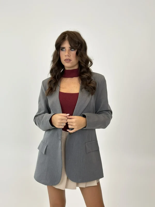 BLAZER NORA - GRIGIO - immagine 2