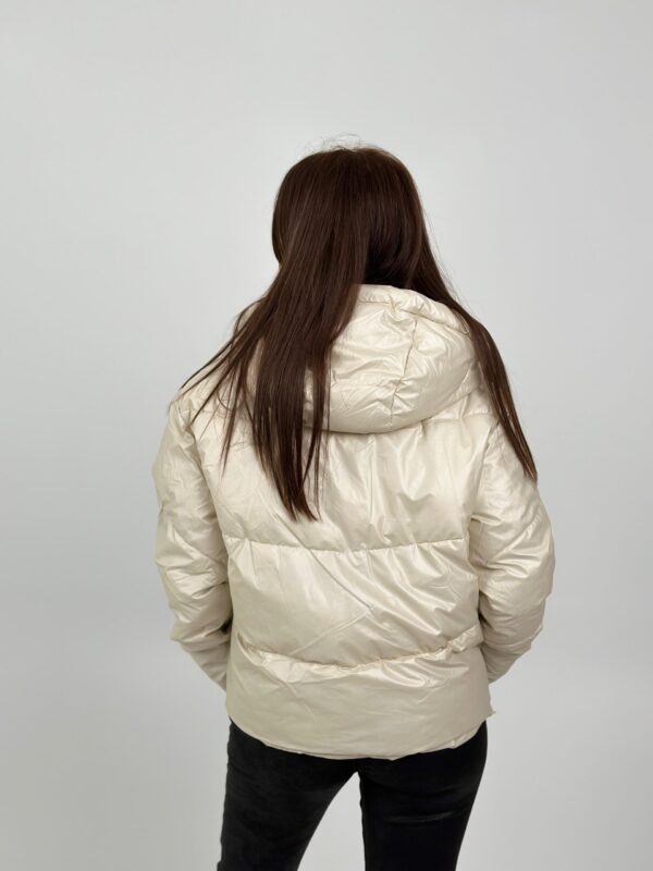 BOMBER JACKET IMBOTTITA - PANNA - immagine 3