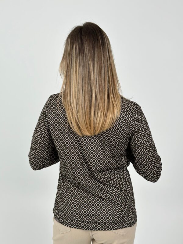 MAGLIA PEGGY - NERA ROMBI - immagine 3