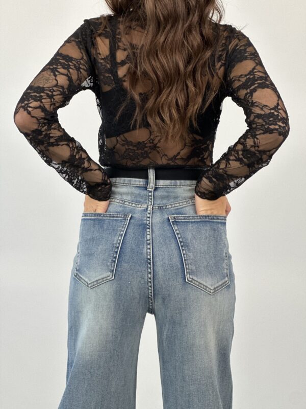 JEANS BRILLANTINI PALAZZO - immagine 5