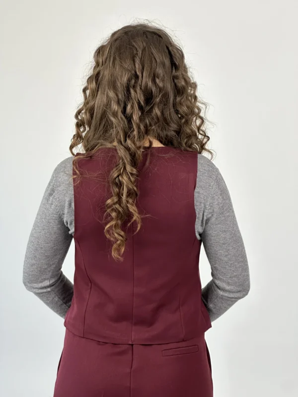 GILET SHARON - BORDEAUX - immagine 4