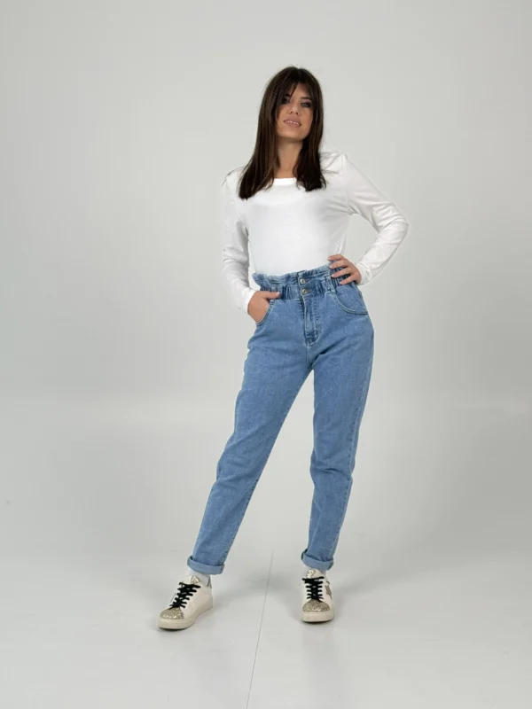 JEANS CARAMELLA - DENIM CHIARO