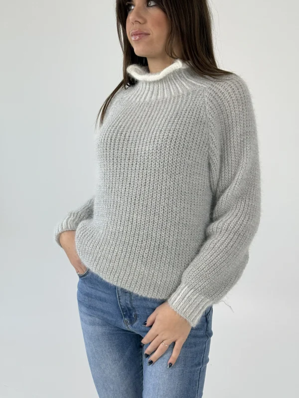 MAGLIONE LUPETTO NUVOLA - immagine 3