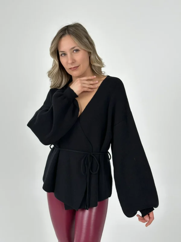 CARDIGAN CON LACCETTO - immagine 12