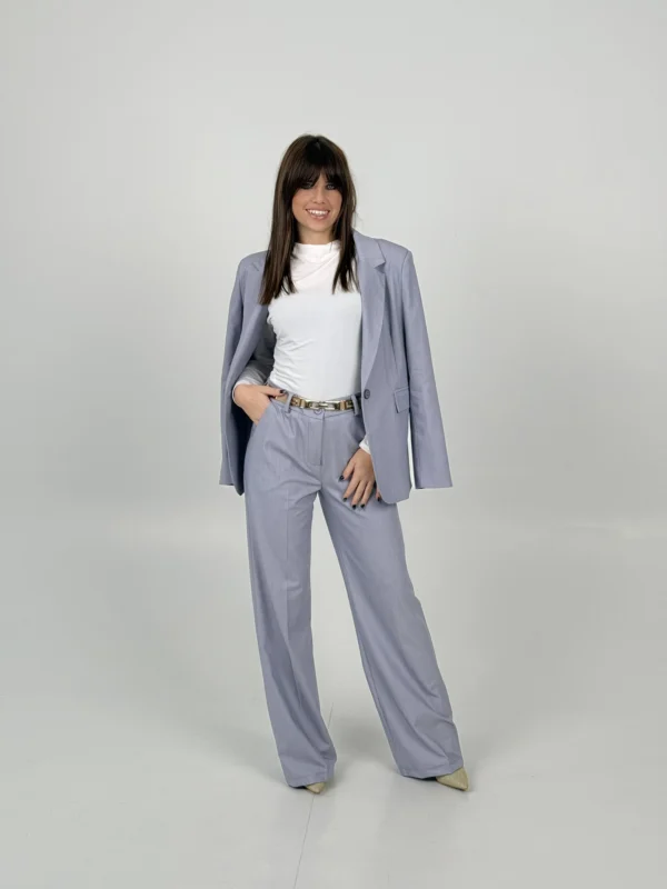 PANTALONE FIRENZE - GRIGIO PERLA