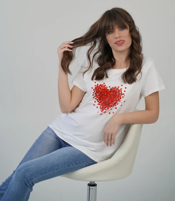 T-Shirt Red Heart