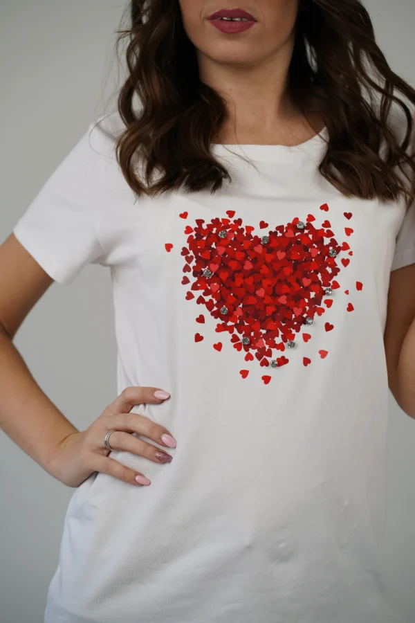 T-Shirt Red Heart - immagine 3